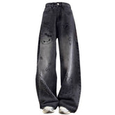 Grunge Ästhetische Katzenjeans